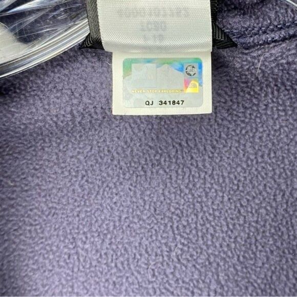 The North Face Jacket Women’s XS Purple Full Zip Lightweight Fleece Mock Neck - Picture 7 of 9